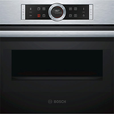 Bosch CMG633BS1B Compact Built-In Combination Microwave Oven, Stainless Steel